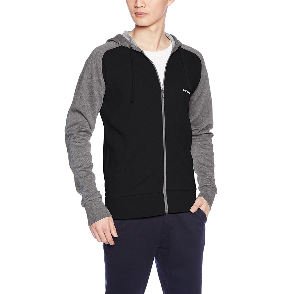 mens diesel zip hoodie