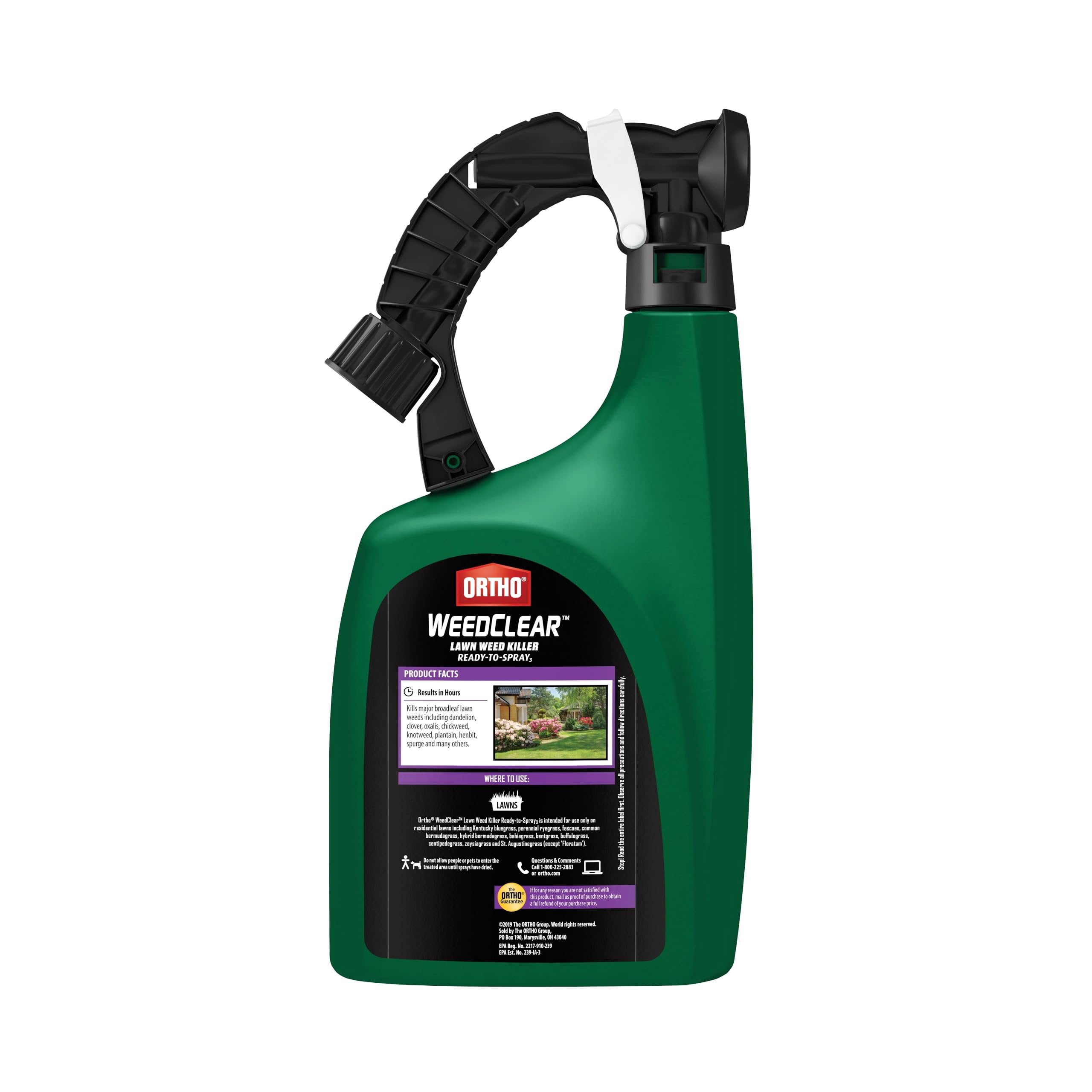 Ortho WeedClear Lawn Weed Killer Ready to Spray3: for Southern Lawns, 32 oz. 2-Pack