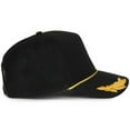 thumbnail image 3 of Outdoor Cap SE-FOAM High Crown Trucker Features Foam Panels And Visor-Black/Black, 3 of 8