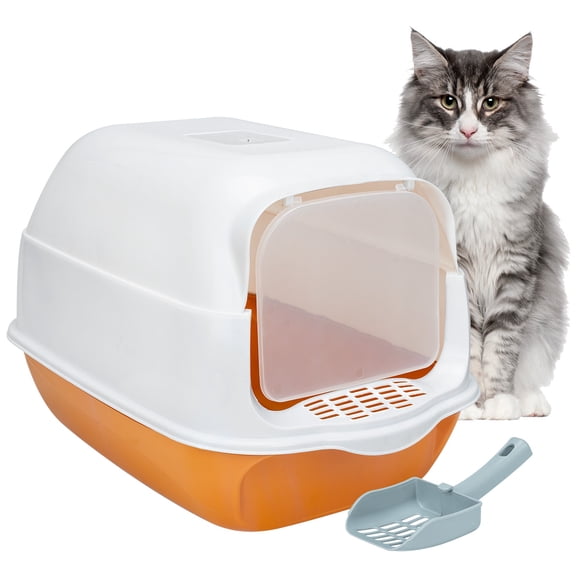 Arenero Cerrado Sanitario Para Gato Con Pala Puerta Abatible