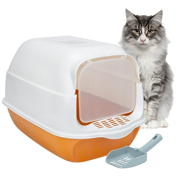 Arenero Cerrado Sanitario Para Gato Con Pala Puerta Abatible