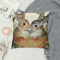 thumbnail image 2 of GOSMITH  Cute Watercolor Rabbit Throw Pillow Covers Home Decorative Cushion Cover Sofa Bed Pillow Case for Modern Simple Farmhouse Style Decor, 2 of 5
