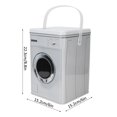 thumbnail image 2 of Laundry Powder Tin, Laundry Detergent Powder Storage Box Portable Cute Tapes Stationery Socks Container Organizer with Handle Laundry Dishwasher Washing Powder Tablet, 2 of 9