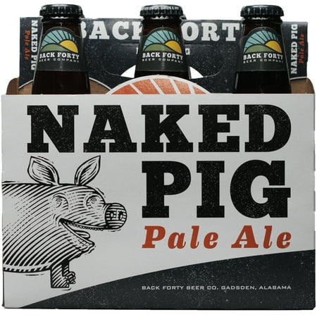 Back Forty Naked Pig Pale Ale, 6 pack, 12 fl oz bottles 