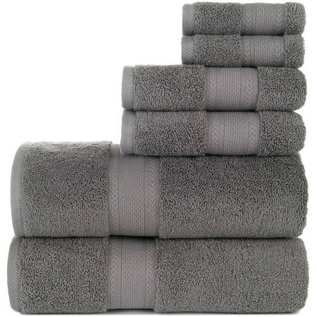 Endure 6-Piece Sumptuousness 100% Cotton Towel Set