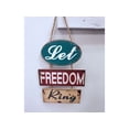 thumbnail image 1 of Panneau Mural en Bois Freedom Ring, 1 of 1