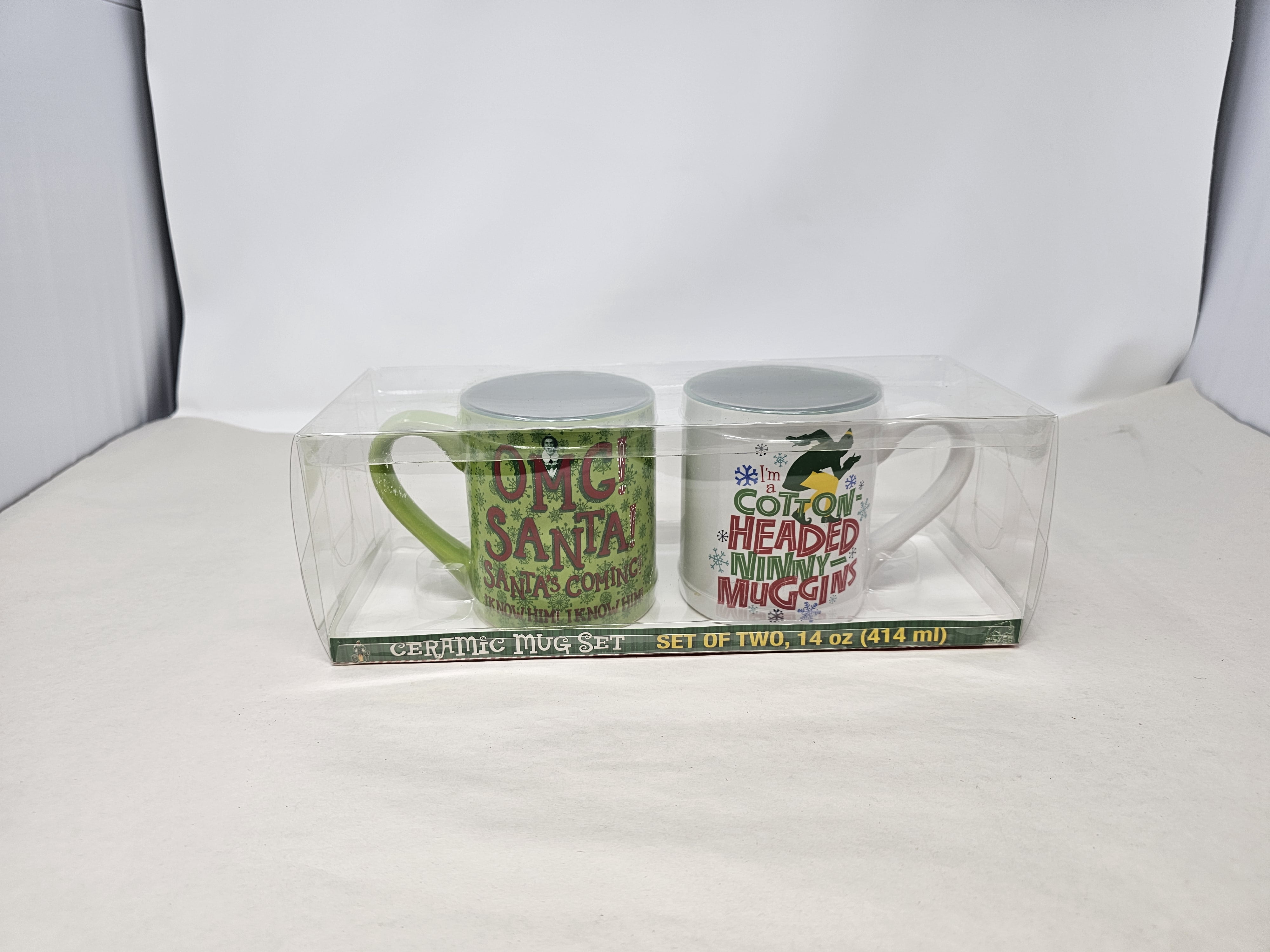 Warner Bros Elf Two 14 Oz Ceramic Mug Set
