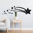 thumbnail image 5 of Meteor Comet Mirror Wall Sticker, Bedroom Background Wall Sticker, 5 of 5