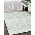 thumbnail image 3 of Ahgly Company Machine Washable Indoor Round Contemporary Gray Cloud Gray Area Rugs, 3' Round, 3 of 7