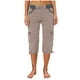thumbnail image 3 of ICHUANYI ClearanceWomen's Fashion Casual Solid Color High Waist Cargo Pants A-Line Loose Wide Leg Pocket Quick Drying Pants(Dark Gray, L) ICHUANYI WER20232080501935, 3 of 8