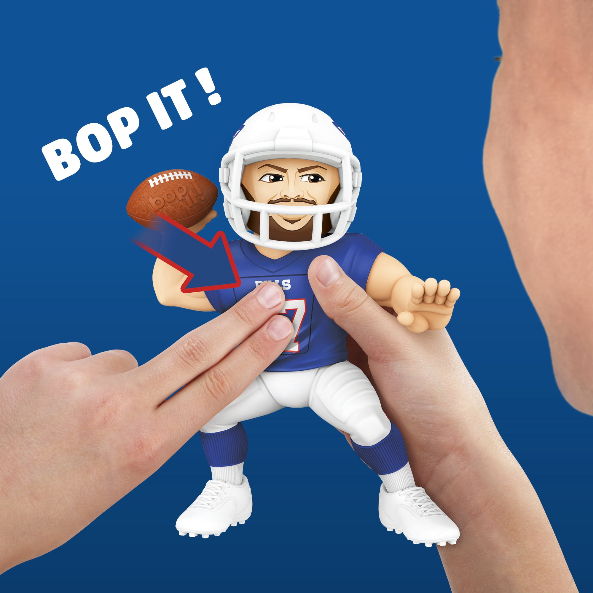 Bop It! Josh Allen Edition Game, Officially Licensed NFL Games for Kids and Teens, 8+