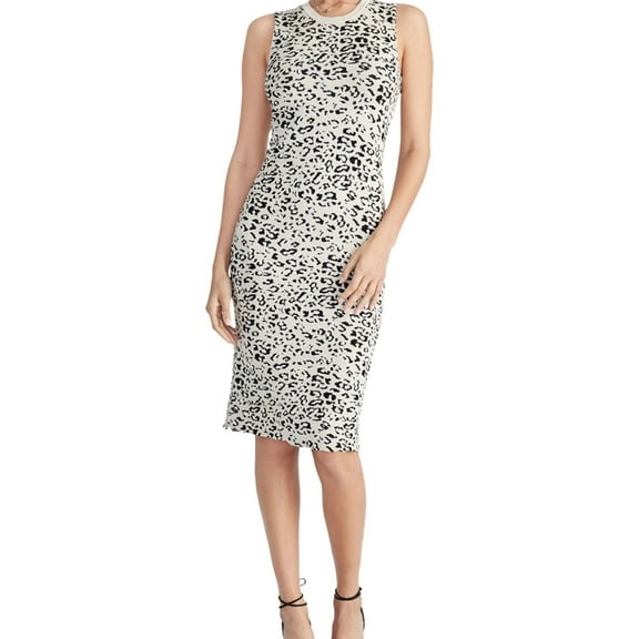 Rachel Roy Womens Cutout Back Sweater Dress, Beige, X-Large