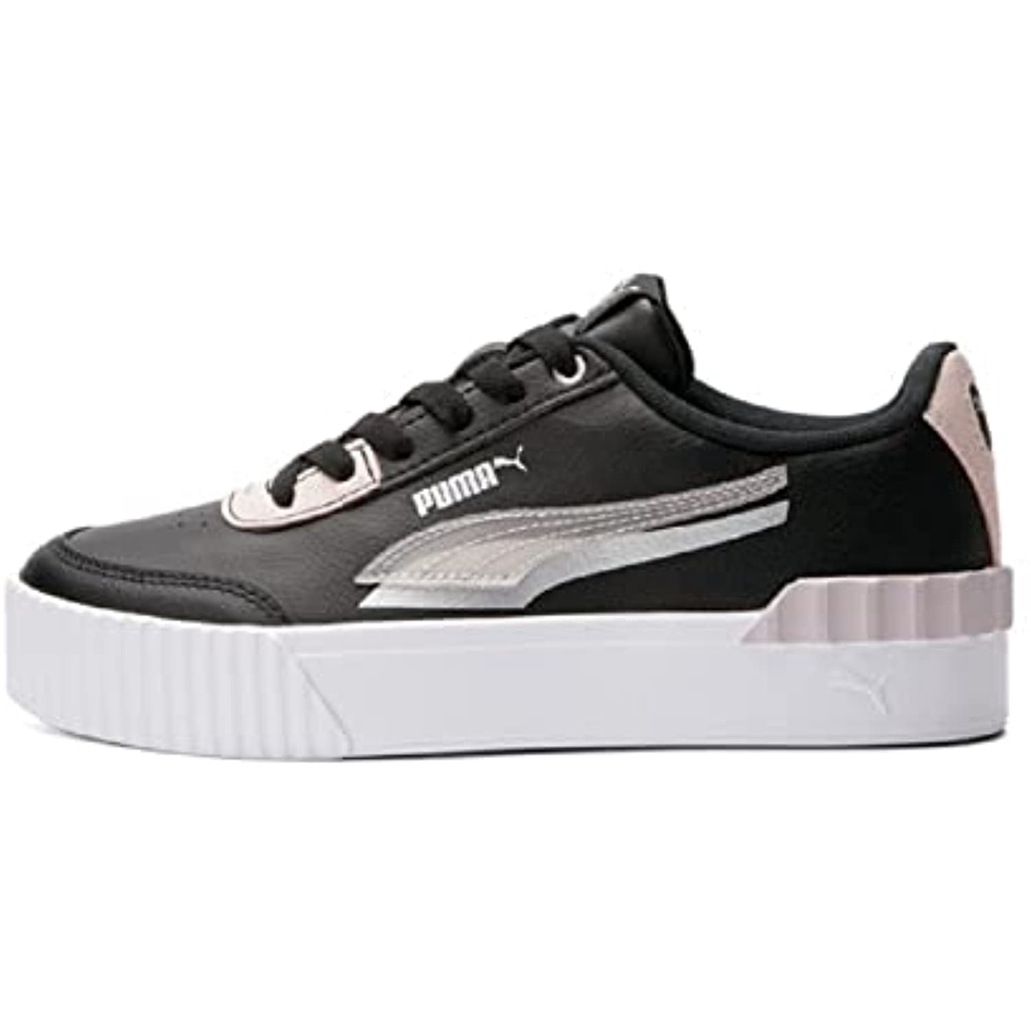 PUMA Carina Lift Shadow Womens Sneakers in Black/Lotus/Silver, Size 11 -  Walmart.com