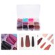 thumbnail image 3 of 1 caja de kit de uñas postizas para manicura, uñas postizas esmeriladas, uñas postizas de color esmerilado, 3 of 6