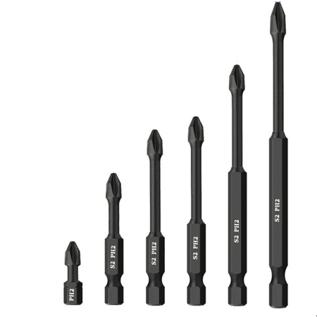 

Clepra 6 Size Bits Precision Magnetic Impact Electric Screwdrivers Magnetic Hexagonal Bits