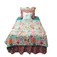 thumbnail image 3 of Cotton Tale  Lizzie Floral Reversible Twin Quilt Bedding Set, 3 of 5