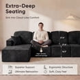 thumbnail image 2 of Furmax Modular L-Shaped Sectional Sofa – Tool-Free Assembly Multi-Seat Sofa Set for Living Room, Boneless Design Furniture, 2 of 7