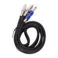 thumbnail image 2 of 6.35mm TS To RCA Cable, Corrosion Resistant Noise Isolation Flexible Male To Male Detachable Dual 1/4 Inch TS To Dual RCA Cable for VCD for Speaker, 2 of 8