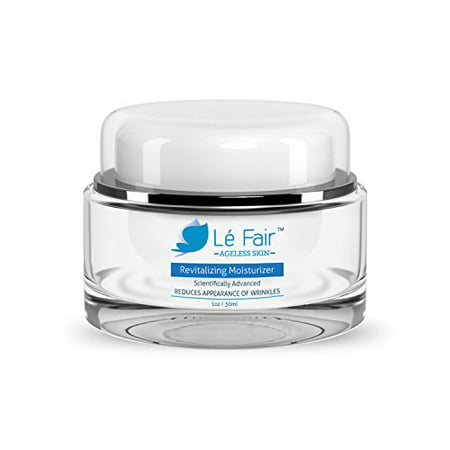 Le Fair Wrinkle Remover and Face Moisturizer - Anti-Aging Formula For Face Eyes & Neck - Tightening Firming & Filling - Repair Dry Skin & Dark