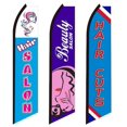thumbnail image 4 of 3 Swooper Flags Beauty Salon Hair Cuts Salon Welcome OPEN, 4 of 4