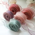 thumbnail image 2 of 10Yards/Roll Chiffon Silk Ribbon Organza Satin For DIY Craft Gift Wrapping Decoration Wedding Bouquets Wreath Sewing Supplies, 2 of 4