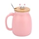 thumbnail image 2 of Strnek Taza de cerámica, Taza de cerámica de Gato Encantador con Cuchara y Tapa Café Agua Leche Taza de té para Drinkware Regalo Domitorio Oficina Uso en el hogar(01) Ecomeon  no, 2 of 6