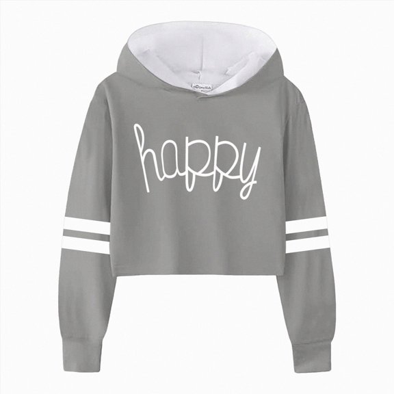 Girls and Toddlers Hoodie Sweatshirt,6-12 Months 12-24 Months 2t 3t 4t 5t 6t 7t 8t 9t Children Grey 8-9 Years