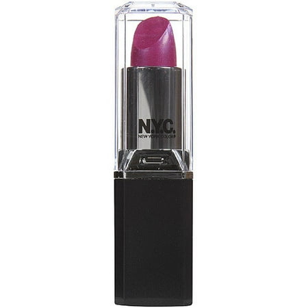 NYC New York Color Ultra Last Lipwear Lipstick, 405B Blue Rose, 0.11 oz