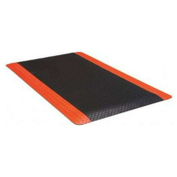 buyMATS 39-065-0933-30001000 3 x 10 ft. Diamond Foot Mat, Black & Orange