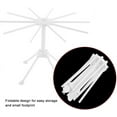 thumbnail image 4 of Pasta Drying Rack, Collapsible Noodle Drying Holder, 10 Arms Spaghetti Dryer Stand for Pasta Making, 4 of 5