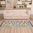 thumbnail image 2 of Yayeee Runner Rug for Bedroom 2'x6' Machine Washable Hallway Non Slip Mat, Colorful Stars, 2 of 8