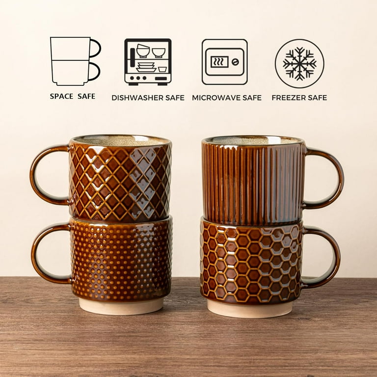 10 oz glass coffee mug Kaffe 10-Oz. Double-Walled Glass Coffee Mugs, Set of 2 main image 0