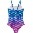 thumbnail image 4 of YTDSCS Kids Baby Teen Girls One Piece Swimsuits Bathing Suits 4-12T Kids Sport Summer Beach Swimwear, 4 of 9