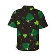 thumbnail image 3 of Disketp Hawaiian Shirts For Men,St. Patrick'S Day8 Print Mens Casual Short Sleeve Button Down Shirts Beach Shirt, 3 of 8