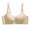 Beige, variant on Nursing Bra for Women One Hand Easy Open Clips Maternity Breastfeeding Bras Wire Free Soft Gathered Cups Skin Friendly Underwear Green 34