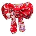 thumbnail image 3 of Cinturón de lazo para kimono japonés, portátil, cómodo y elegante para mujer, accesorio para bata yukata violeta rojo, 3 of 9