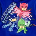 thumbnail image 4 of PJ Masks Catboy Owlette Gekko Fleece Pullover Hoodie and Pants Outfit Set Toddler to Little Kid, 4 of 5