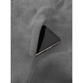 thumbnail image 4 of Ma Croix Mens Slim Sweat Shorts Modern Lounge Summer Casual Fleece, 4 of 7