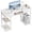 White, variant on edx 48 Inch Office Desk with 2 Drawers, Spacious Writing Desk with Storage Shelves, Modern Computer Table for Home Office,Study and Work,White