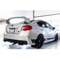 thumbnail image 1 of AWE Tuning Exhaust System Kit 3020-43066 Track Edition Cat-Back System; Stainless Steel; Without Muffler; Single Exhaust With Dual Outlet; Rear Exit; 4 Inch Diamond Black Quad Tips, 1 of 3