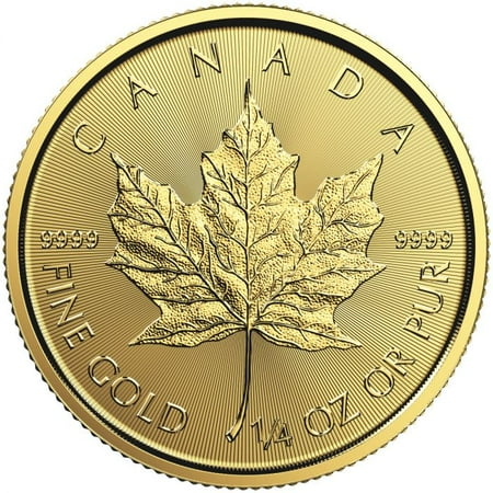 Canadian One Cent Coins - 2019 1/4 oz Canadian Gold Maple Leaf Coin BU