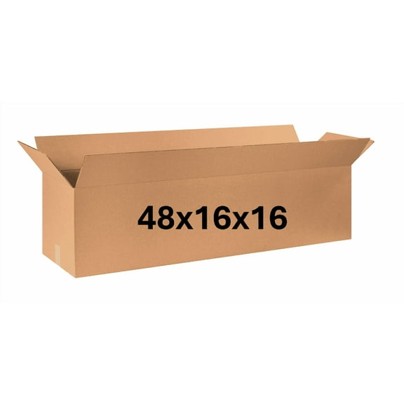 48x16x16 (200 lb strength) | SINGLE CARDBOARD BOX | LONG