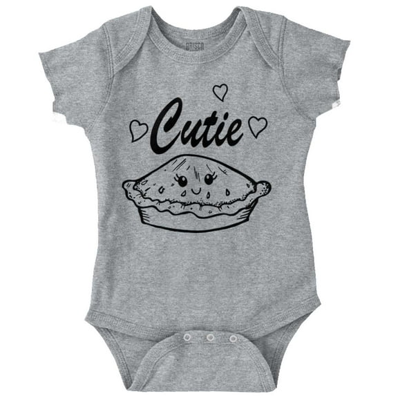 Cutie Pie Funny Food Saying Adorable Bodysuit Jumper Girls Infant Baby Brisco Brands 12M