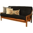 thumbnail image 3 of Futon Frame Set with Mattress - Converts to Bed - Hardwood Sofa for Living Rooms, 3 of 4