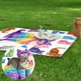thumbnail image 6 of Cute Cat Blanket Super Soft Flannel Throw Blanket Bedding Cats Gifts for Cat Lover Woman Kids Adults 50"x60", 6 of 8