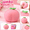 Peach, variant on Pineapple Squishy Toys - Giant Realistic Fruit Stress Reliever, Super-Sized Slow Rising Sensory Fidget for Adults