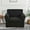 Black, variant on 2 Piece Chair Covers Stretch Chair Slipcovers with Arms Jacquard Armchair Covers Sofa Couch Cover Thick Anti Slip Furniture Protector for Living Room