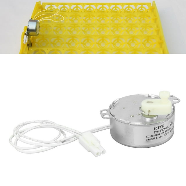 Motor Profesional Para Volteador de Huevos, Motor Sínncrono de Alto Rendimiento de 4 W Conector para Cesta de Huevos