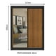 thumbnail image 3 of Ropero Closet Madesa Dallas Plus 2 Puertas Corredizas con Espejo 4 Cajones NM, 3 of 5