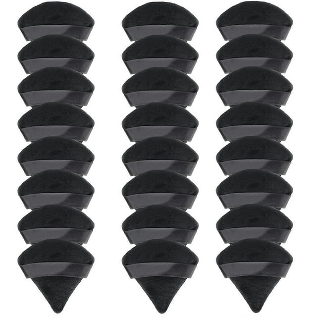 24 Pieces Powder Puff, Triangle Makeup Puff Cotton Powder Face Washable Body Powder Puff for Loose Powder Body Cosmetic Foundation Sponge Makeup Tool